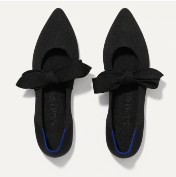 Rothy's Shoes - Rothys Mary Jane Pointed Tie Flats